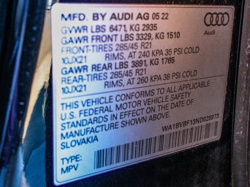 Used 2022 Audi Q8 Premium Plus w/ Premium Plus Package image 14