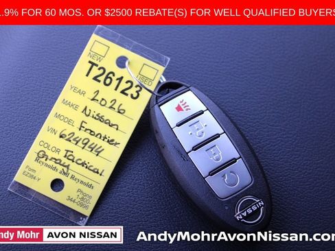 New 2026 Nissan Frontier PRO-4X w/ Pro-4x Convenience Package image 23