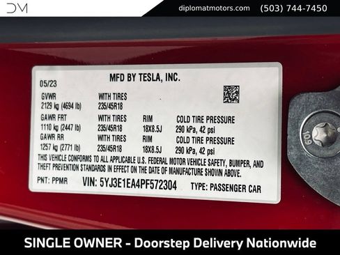Used 2023 Tesla Model 3 Standard Range RWD image 44