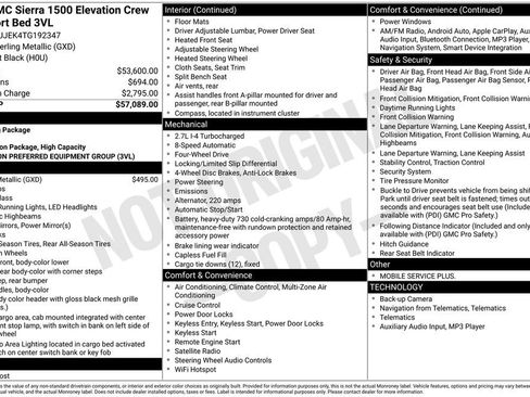 New 2026 GMC Sierra 1500 Elevation AWD/4WD image 39