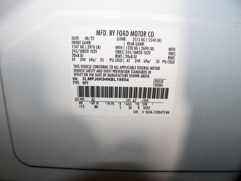 Used 2022 Lincoln Nautilus Reserve image 26