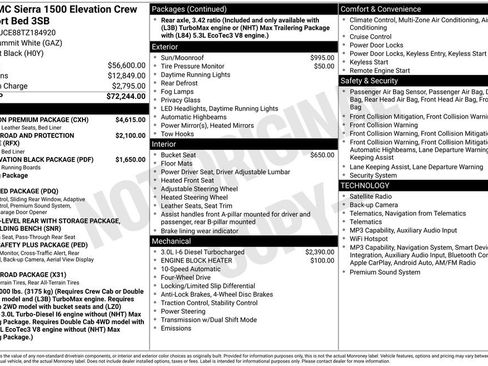 New 2026 GMC Sierra 1500 Elevation w/ Elevation Premium Package AWD/4WD image 20