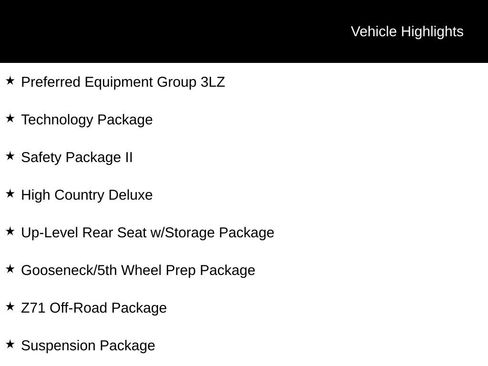 Used 2023 Chevrolet Silverado 2500 High Country w/ Z71 Off-Road Package AWD/4WD image 9