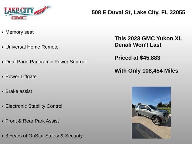 Used 2023 GMC Yukon XL Denali w/ LPO, Floor Liner Package RWD image 15