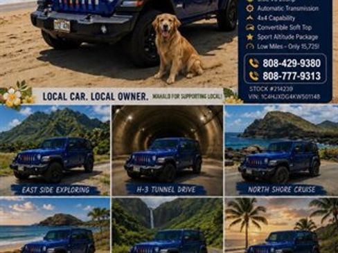 Used 2019 Jeep Wrangler Unlimited Sport AWD/4WD image 2