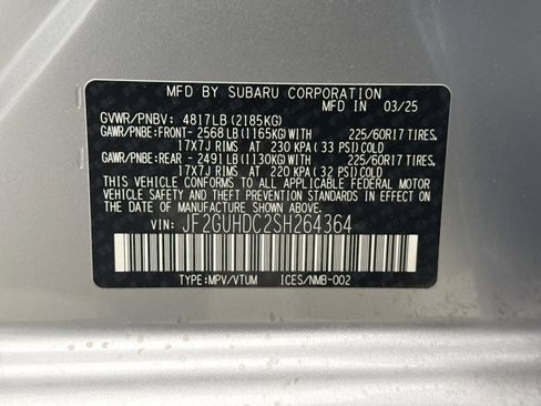 Used 2025 Subaru Crosstrek 2.0i Premium AWD/4WD image 23