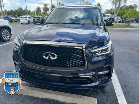 Used 2022 INFINITI QX80 Premium Select w/ All-Season Package RWD image 2
