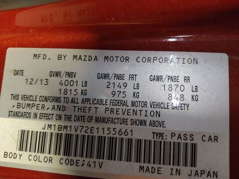 Used 2014 MAZDA MAZDA3 i Touring w/ Technology Package image 33