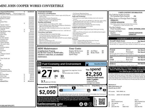 Used 2023 MINI Cooper John Cooper Works w/ Driver Assistance Package FWD image 3