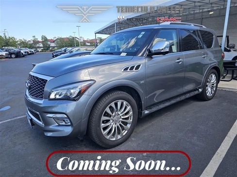 Used 2017 INFINITI QX80 4WD w/ Deluxe Technology Package image 1