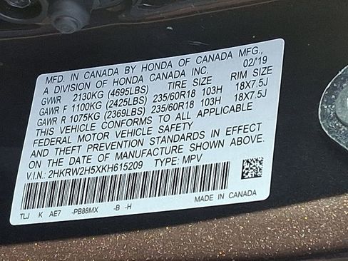 Used 2019 Honda CR-V EX image 26