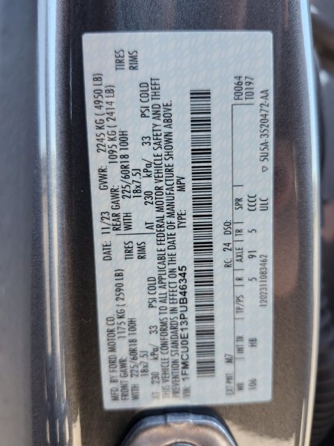 Used 2023 Ford Escape SE FWD image 18