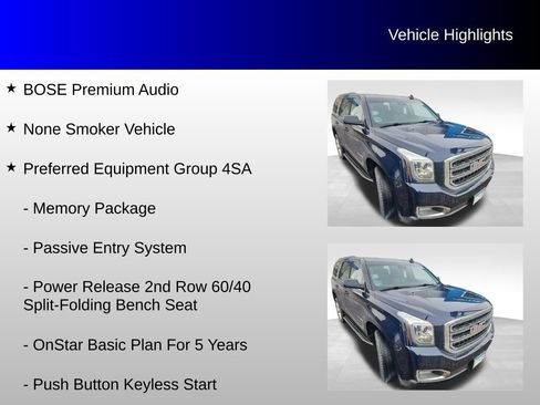 Used 2017 GMC Yukon SLT w/ Open Road Package image 8