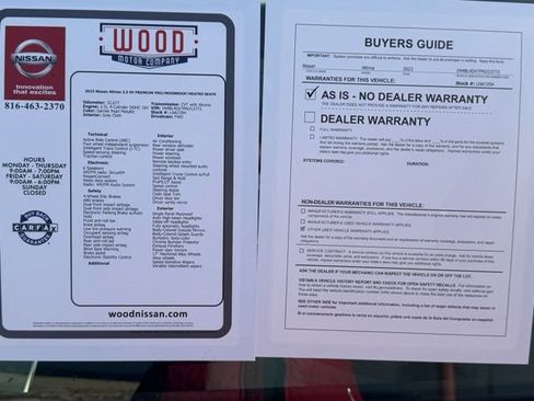 Used 2023 Nissan Altima 2.5 SV w/ SV Premium Package image 11