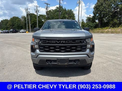Used 2024 Chevrolet Silverado 1500 Custom w/ Turbomax Blackout Package AWD/4WD image 2