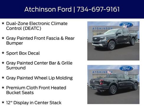Used 2024 Ford Ranger XLT w/ Equipment Group 301A High image 16