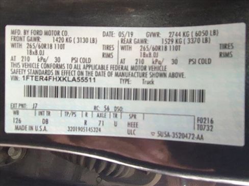 Used 2019 Ford Ranger Lariat w/ Equipment Group 501A Mid image 15