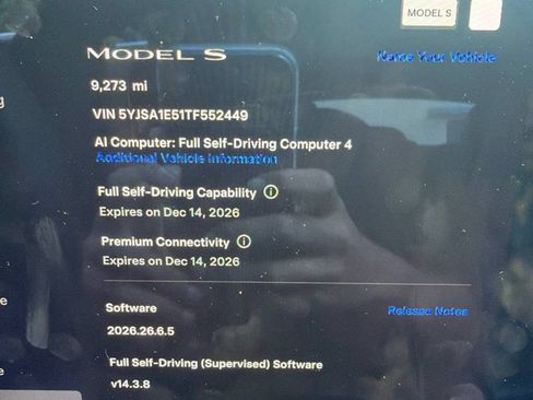 Used 2026 Tesla Model S AWD/4WD image 2