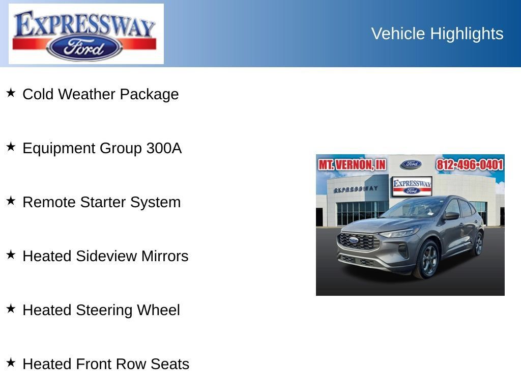 Used 2024 Ford Escape ST-Line w/ Cold Weather Package FWD image 2