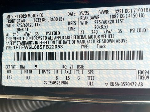Used 2025 Ford F150 King Ranch w/ FX4 Off-Road Package AWD/4WD image 33