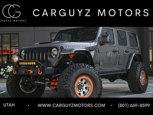 Used 2021 Jeep Wrangler Unlimited Rubicon w/ Xtreme Recon 35" Tire Package AWD/4WD image 1