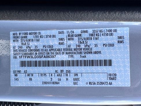Used 2025 Ford F150 XLT w/ Equipment Group 301A Standard AWD/4WD image 42