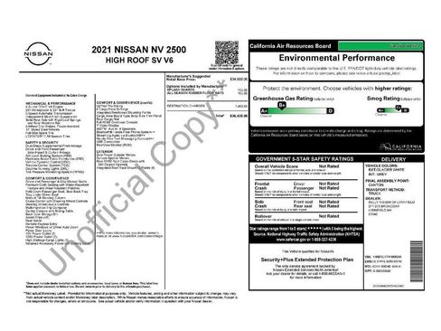Used 2021 Nissan NV 2500 SV RWD image 34