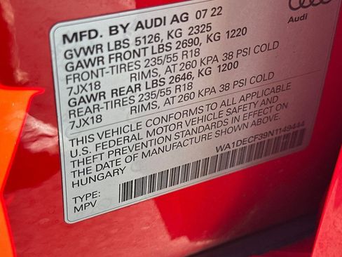 Used 2022 Audi Q3 2.0T Premium image 40