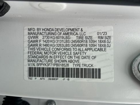 Used 2023 Honda Ridgeline RTL-E image 19