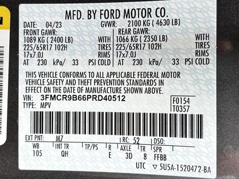 Used 2023 Ford Bronco Sport Big Bend w/ Convenience Package AWD/4WD image 32