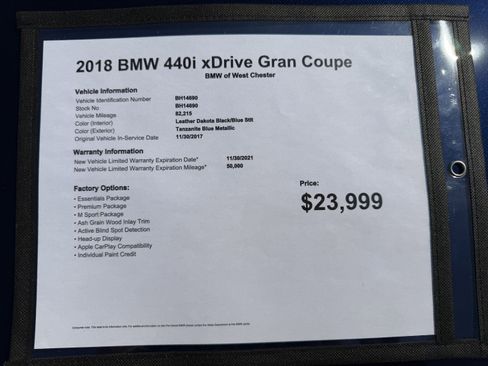 Used 2018 BMW 440i Gran Coupe xDrive image 19