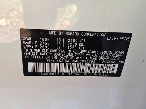 New 2025 Subaru Legacy Sport image 10