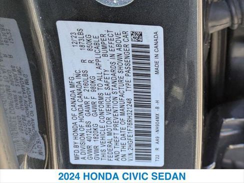 Certified 2024 Honda Civic EX image 26