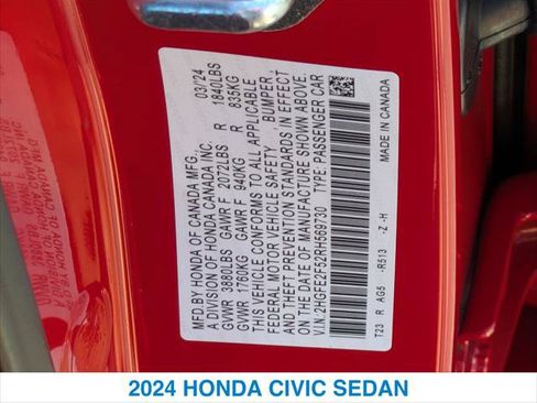 Certified 2024 Honda Civic Sport image 26