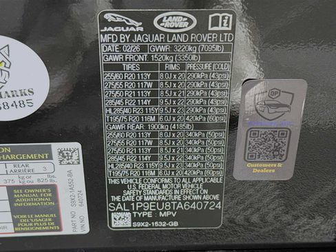 New 2026 Land Rover Range Rover Sport SE AWD/4WD image 31