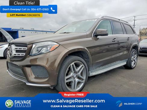 Used 2017 Mercedes-Benz GLS 550 4MATIC image 1