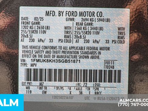 Used 2025 Ford Explorer ST-Line image 63