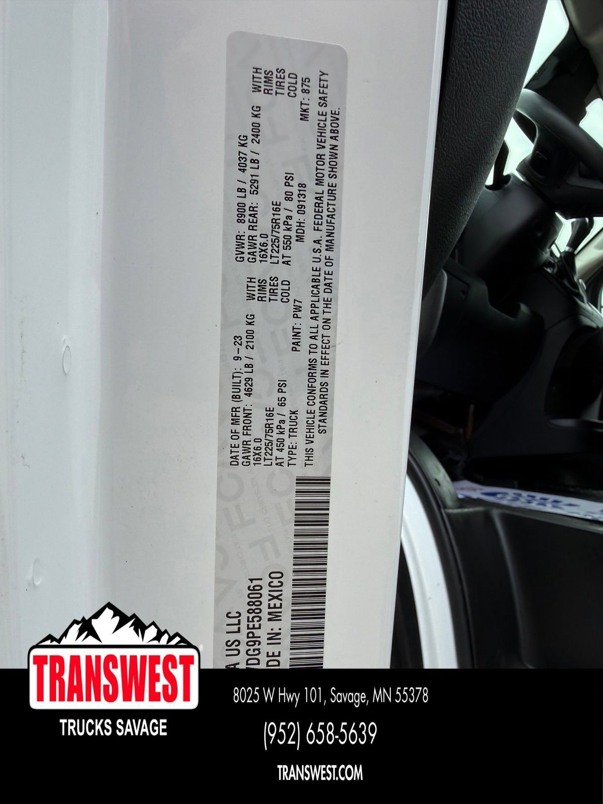 Used 2023 RAM ProMaster 2500 FWD image 18