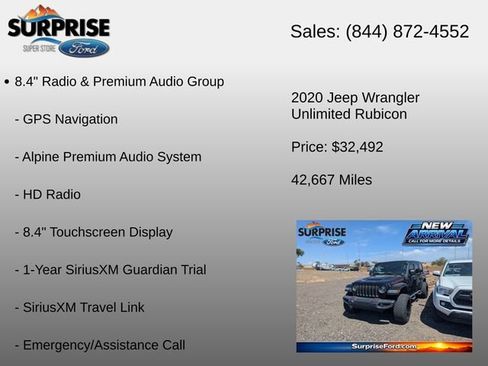 Used 2020 Jeep Wrangler Unlimited Rubicon AWD/4WD image 15