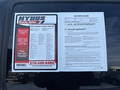 Used 2023 Nissan Frontier PRO-4X w/ Pro Convenience Package AWD/4WD image 55