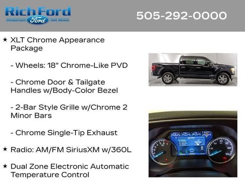 Certified 2023 Ford F150 XLT w/ Equipment Group 301A Mid AWD/4WD image 88