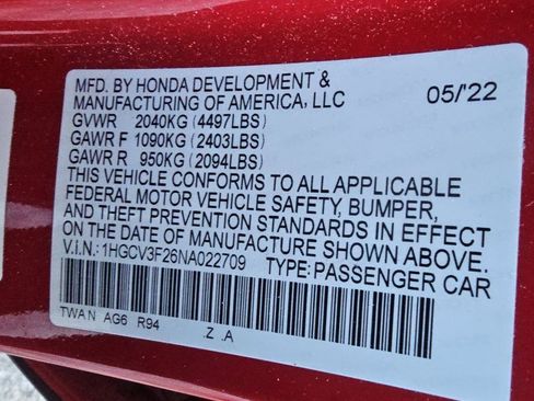 Used 2022 Honda Accord Sport image 24