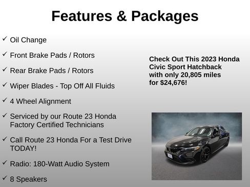 Certified 2023 Honda Civic Sport image 4