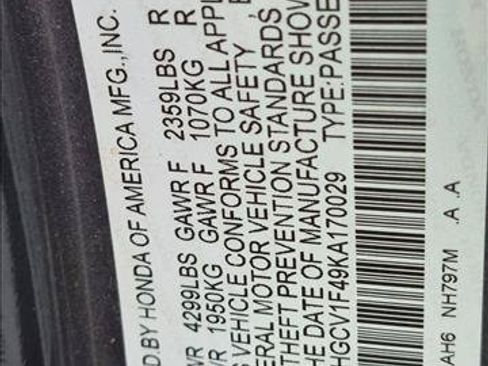 Used 2019 Honda Accord EX image 23