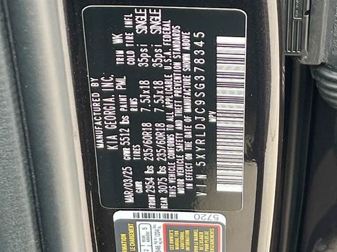 Certified 2025 Kia Sorento S AWD/4WD image 14