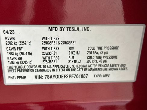 Used 2023 Tesla Model Y Performance AWD/4WD image 18