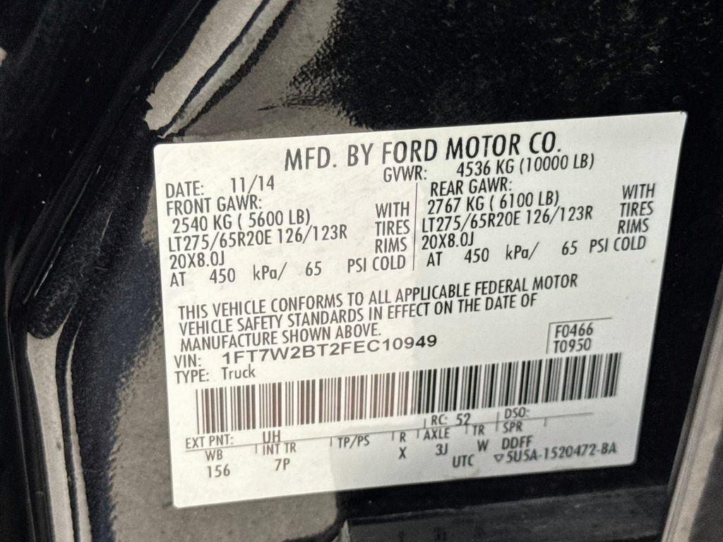Used 2015 Ford F250 Platinum w/ FX4 Off-Road Package AWD/4WD image 40