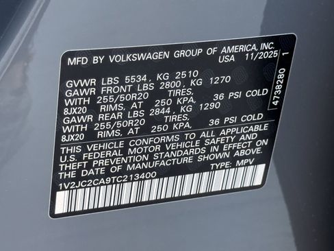 New 2026 Volkswagen Atlas Cross Sport SE FWD image 27