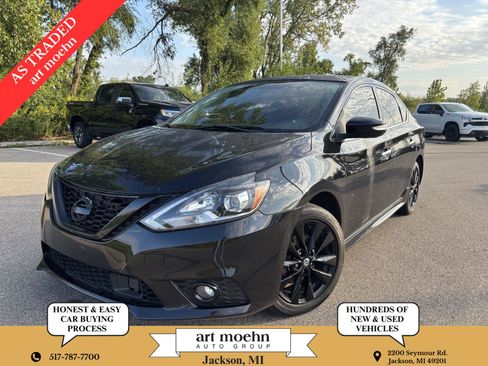 Used 2018 Nissan Sentra SR w/ SR Midnight Edition Package FWD image 1