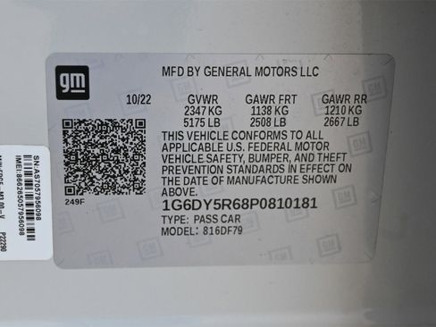 Certified 2023 Cadillac CT5 V Blackwing w/ Driver Assist Package image 30